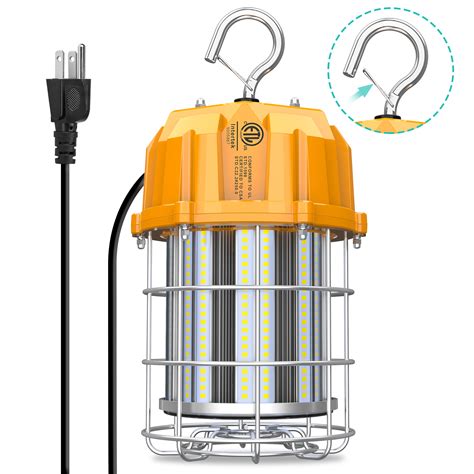 150W LED Construction Hanging Work Light Portable Temporary Jobsite ...