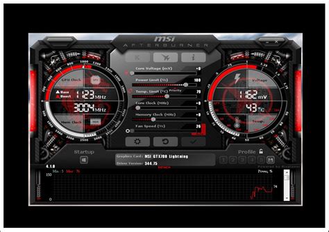 Rilasciato MSI Afterburner 4.1.0 con una nuova Skin - Hardware Ready