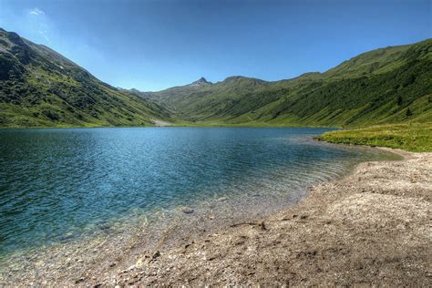 Mountain Lakeside Background by Burtn on DeviantArt