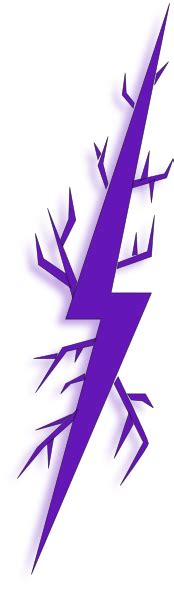 Deep Purple Lightning Bolt Clip Art at Clker.com - vector clip art ...