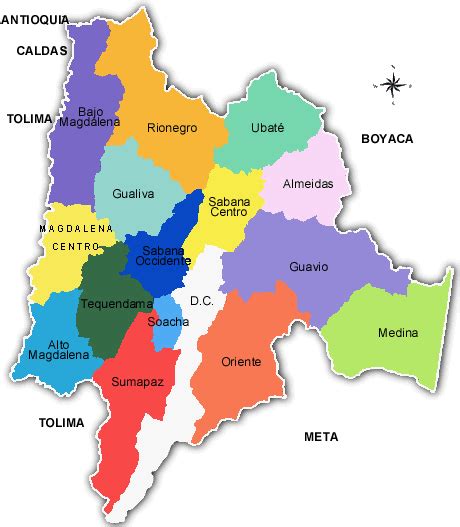 Cundinamarca Map