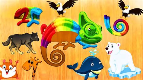 384 Puzzle for Kids - Learn Animals Names and Sounds | Funny Animals ...