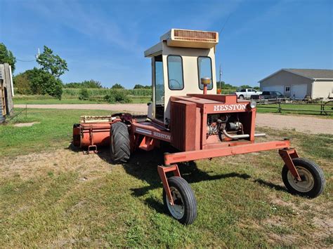 Hesston 6400 Windrower BigIron Auctions