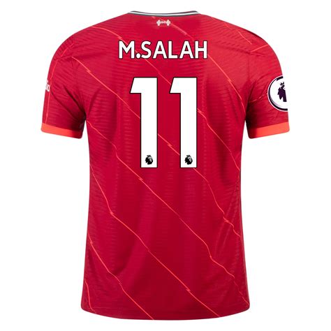 Mohamed Salah Liverpool 21/22 Match Home Jersey - SideJersey