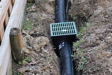 What Is a Suitable Pipe Size for a French Drain? | Hunker