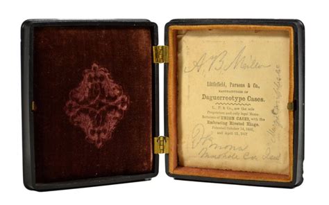 Daguerreotype Case, thermoplastic, 1/6 plate - Aug 11, 2013 | LOUIS J ...