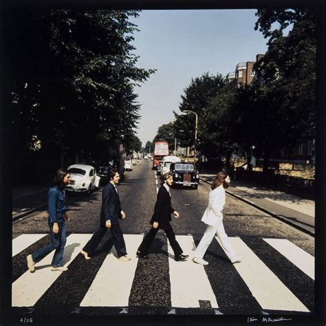 The Beatles Abbey Road : Making-of Pochette En 6 Photos.