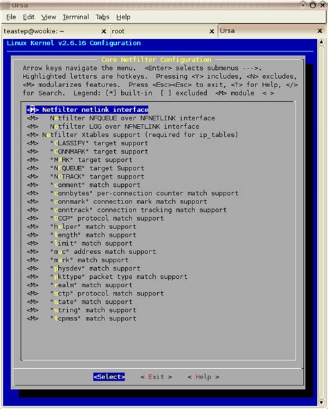 Kernel Configuration