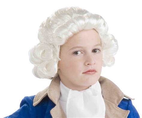 Kids Colonial Child Wig White | $23.99 | The Costume Land