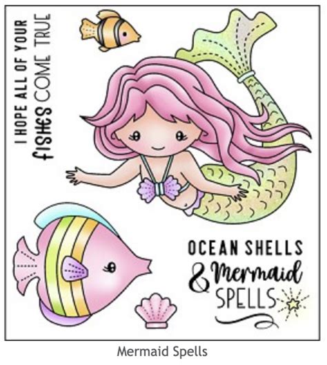 Mermaid Spells - Clear Stamp-17937-Darcies-2-2-2-2