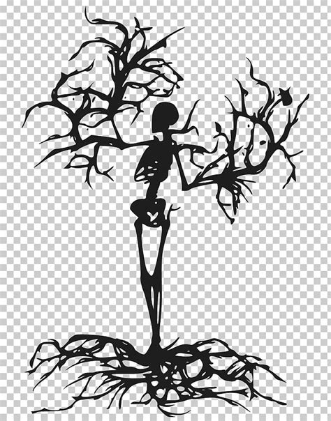 Tree Of Life Drawing Death PNG, Clipart, Art, Artwork, Black And White, Branch, Cartoon Dead ...