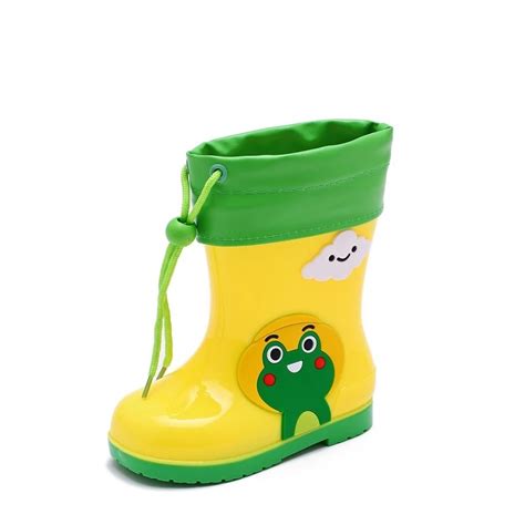 Cartoon Animals Kids Rain Shoes for Children PVC Rain Boots - China ...