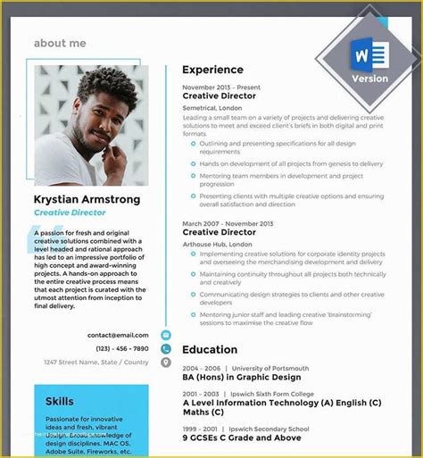 Unique Resume Templates Free Of 40 Best 2019 S Creative Resume Cv Templates ...