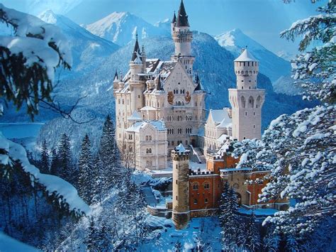 A snow castle in Germany. : r/pics