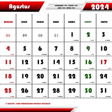 Calendar 2024 Month August Design Template, Calendar 2024, August ...
