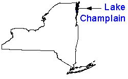 Lake Champlain On A Map - Europe Mountains Map