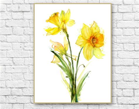 Daffodil Painting