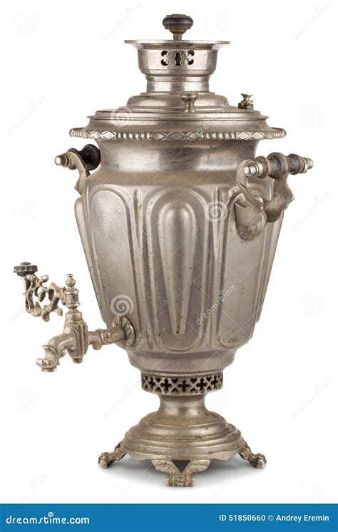 Vintage Russian Tea Samovar Stock Photo - Image of ceremony, kettle: 51850660