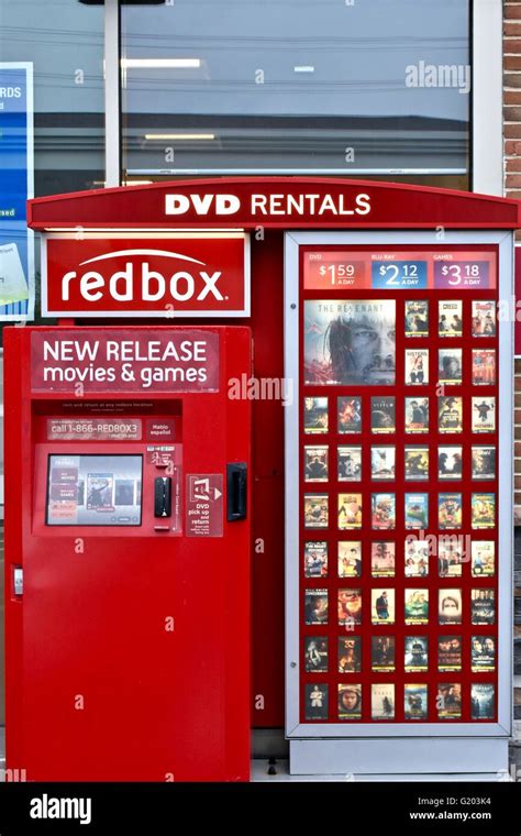 A Redbox kiosk at a Royal Farms gas station Stock Photo - Alamy