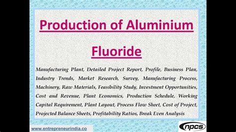 Production of Aluminium Fluoride Manufacturing Plant. - YouTube