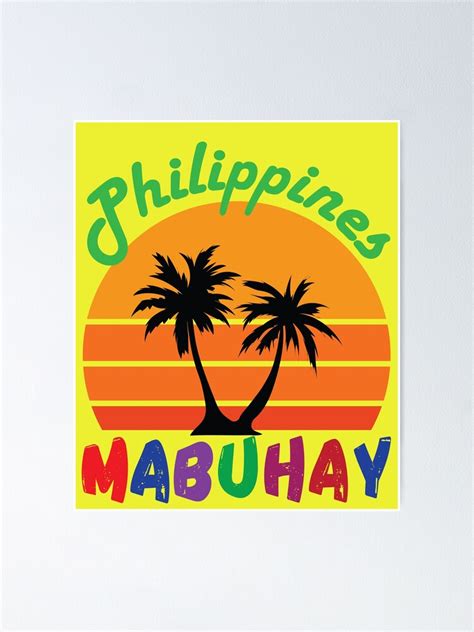 "Philippines Mabuhay - Mabuhay graphic and sticker pack" Poster for ...