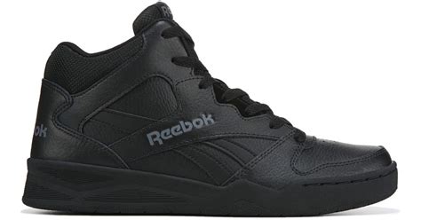 Reebok Leather Bb4500 High Top Sneakers in Black for Men - Lyst