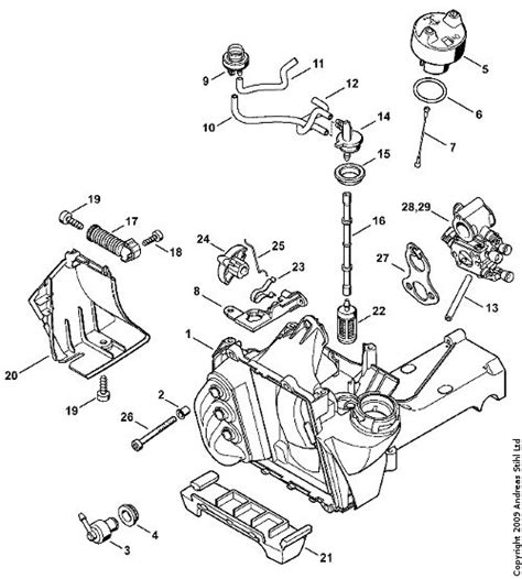 M.G. Judd Ltd Stihl TS410 Parts List