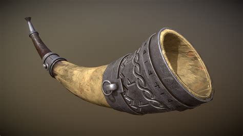 Viking War Horn - Download Free 3D model by Jairo Cardenas (@jairocardenas93) [8f75b83] - Sketchfab