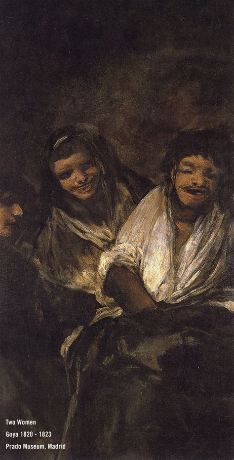 Two Women - Goya - The Black Paintings