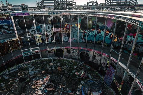 Free picture: architecture, abandoned, graffiti, building