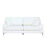 white sofa living room - Home Furniture Design