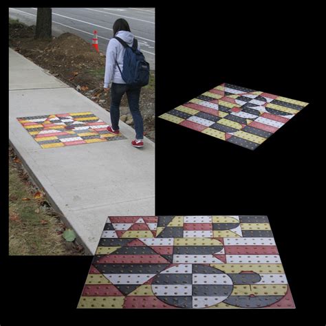 YOU ARE HERE — Sidewalk Art - John Fleming Artist