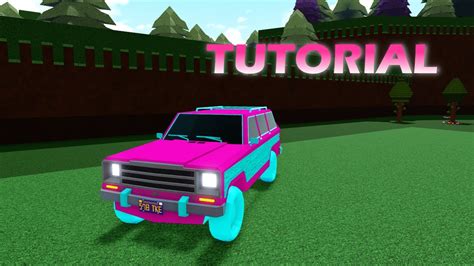 Jeep car Tutorial in Build a Boat for Treasure ROBLOX - YouTube