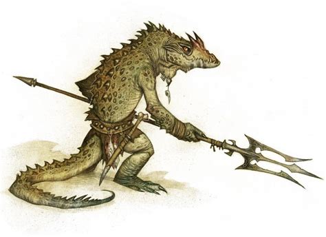 “Lizardperson” DRAGONBANE Artist Johan Ergerkrans | Монстров, Комиксы, Игры