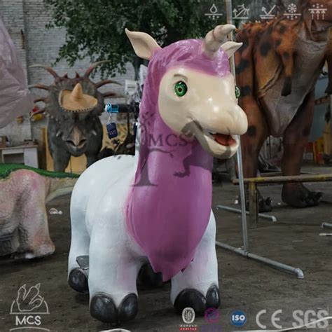 Riding Unicorn Scooter The Electric Unicorn Ride-RD042 | Kiddie rides ...