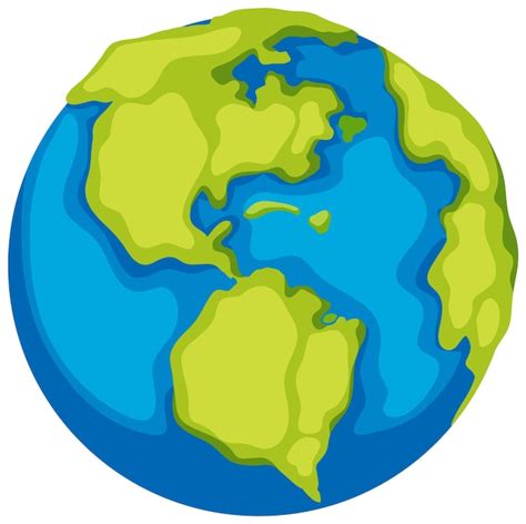 Free Vector | Earth globe icon on white background