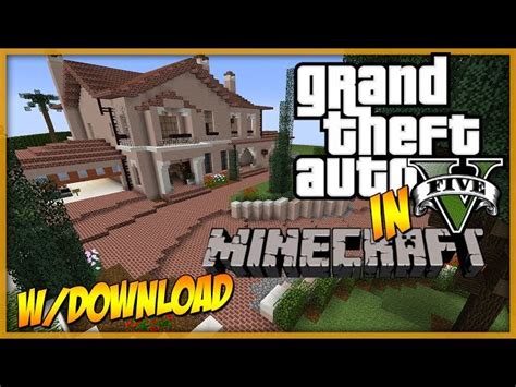 GTA 5 Michael's House 1:1 scale Remake by N11cK Minecraft Map