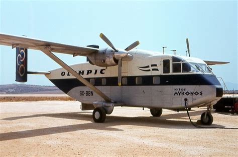 Olympic Aviation Shorts SX-7 skyvan [Isle of Mykonos]-[SX-BBN] | Vintage aircraft, Aviation ...