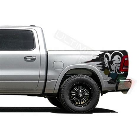 Sticker for Dodge Ram Crew Cab 2500 Side Bed Ram Design Vinyl Graphics ...