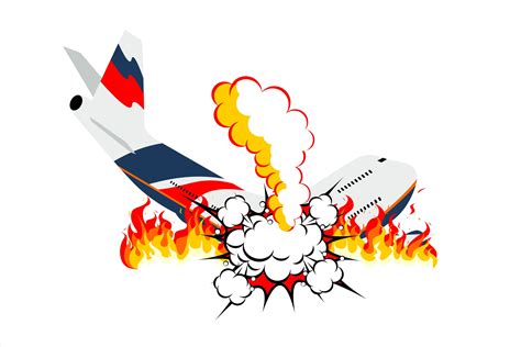 Plane Crash Flight Accident Graphic by edywiyonopp · Creative Fabrica