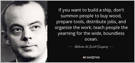 TOP 25 QUOTES BY ANTOINE DE SAINT-EXUPERY (of 358) | A-Z Quotes