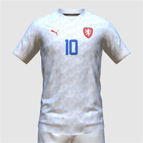 Euro 2024 Czech Republic kit concept away - FIFA 23 Kit Creator Showcase