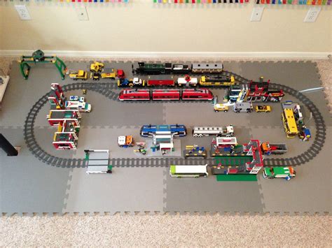 LEGO Train Layout 2013 | Lego trains, Lego train tracks, Train layouts