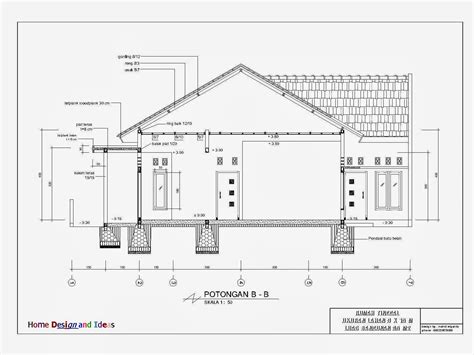 Denah Rumah Tinggal 9 x 15 m | Home Design and Ideas