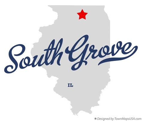 Map of South Grove, IL, Illinois