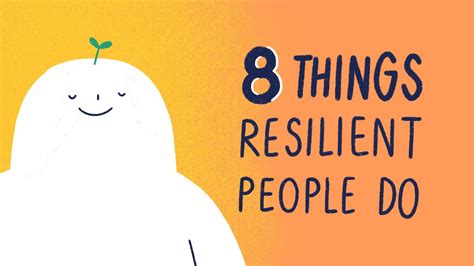 8 Things Resilient People Do - YouTube