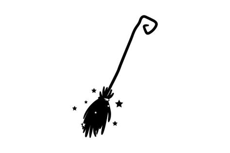 Witch's Broom (SVG Cut file) by Creative Fabrica Crafts · Creative Fabrica