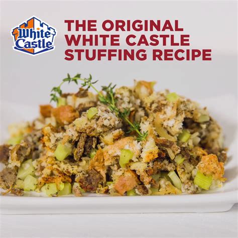 the original white castle stuffing recipe - Tayna Ruffin