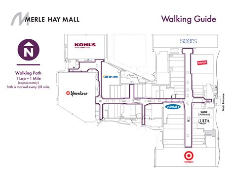 Walking Guide – Merle Hay Mall