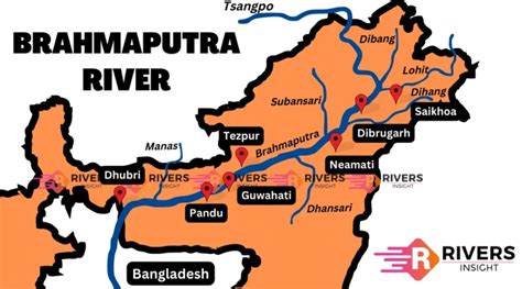 Brahmaputra River System with Map & Tributaries - Rivers Insight